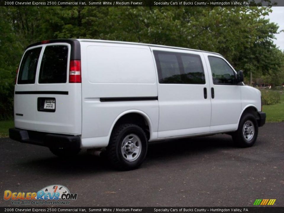 2008 Chevrolet Express 2500 Commercial Van Summit White / Medium Pewter Photo #14