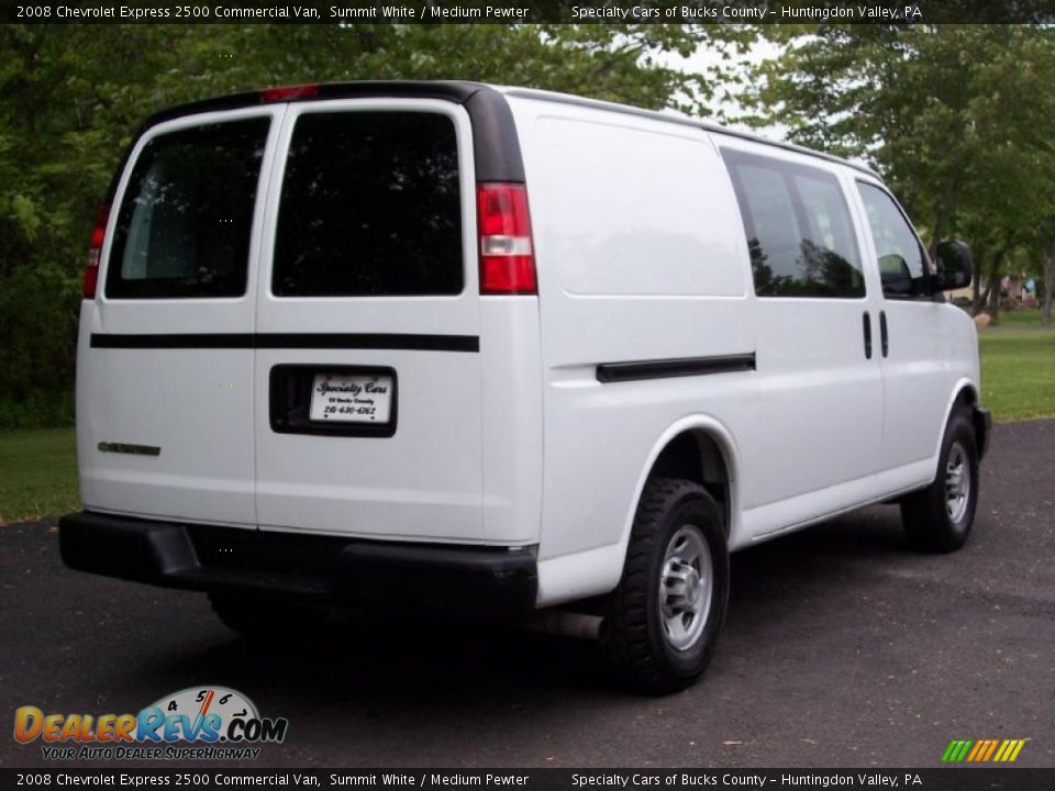 2008 Chevrolet Express 2500 Commercial Van Summit White / Medium Pewter Photo #15