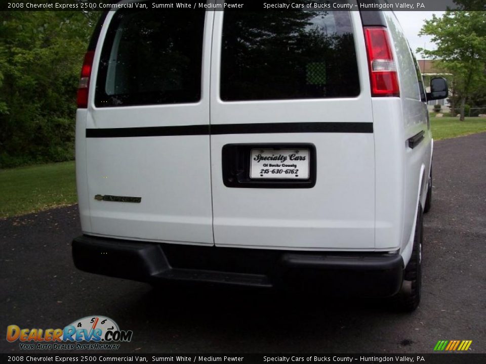 2008 Chevrolet Express 2500 Commercial Van Summit White / Medium Pewter Photo #26