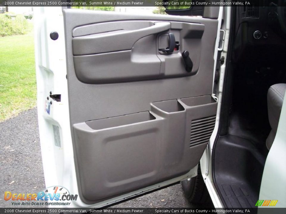 2008 Chevrolet Express 2500 Commercial Van Summit White / Medium Pewter Photo #33