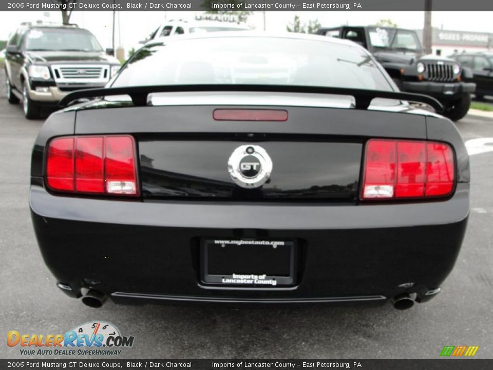 2006 Ford Mustang GT Deluxe Coupe Black / Dark Charcoal Photo #4