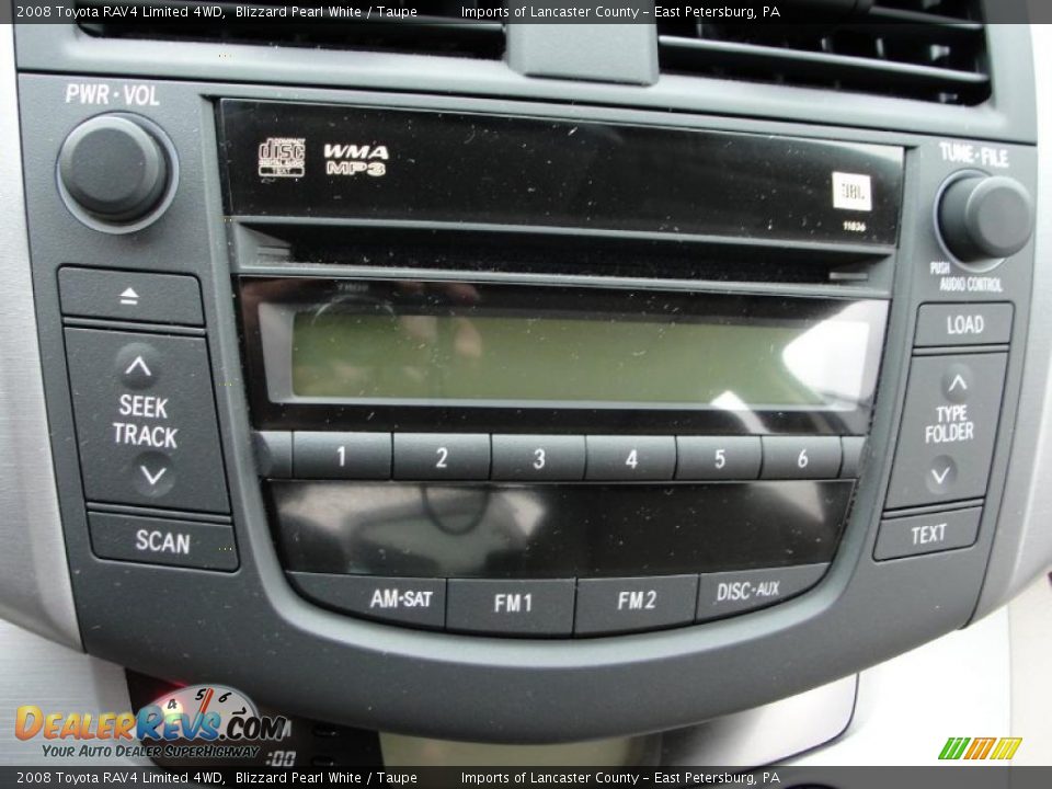2008 Toyota RAV4 Limited 4WD Blizzard Pearl White / Taupe Photo #13