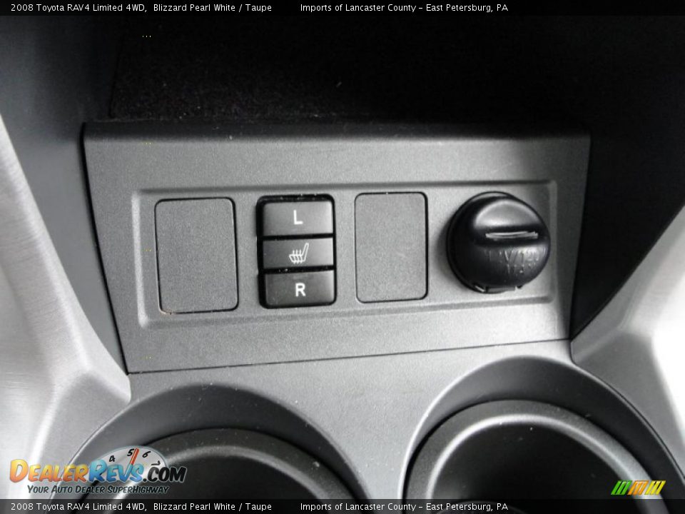 2008 Toyota RAV4 Limited 4WD Blizzard Pearl White / Taupe Photo #21