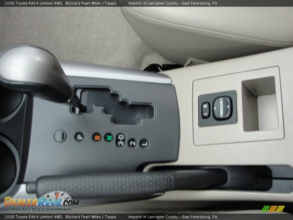 2008 Toyota RAV4 Limited 4WD Blizzard Pearl White / Taupe Photo #22