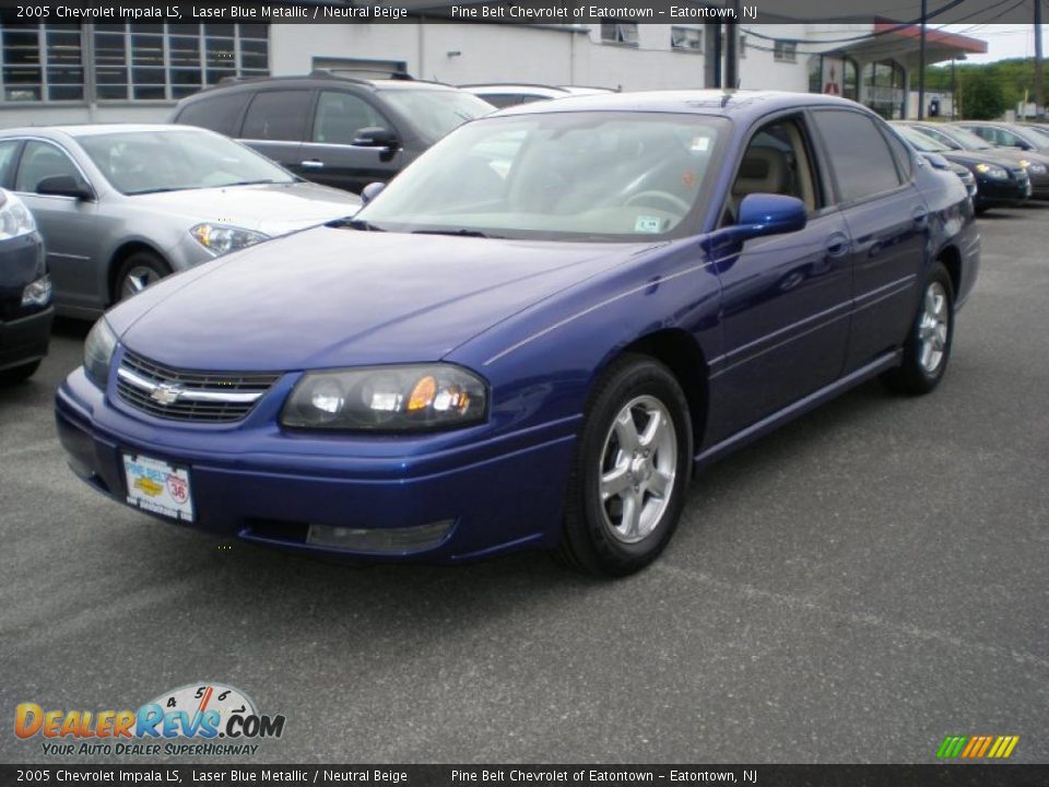 2005 Chevrolet Impala LS Laser Blue Metallic / Neutral Beige Photo #1