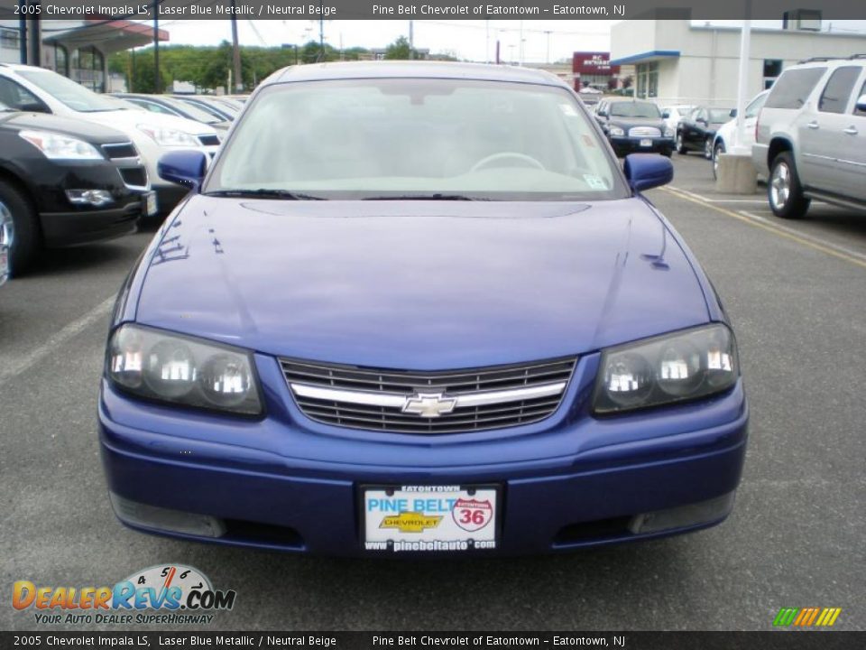 2005 Chevrolet Impala LS Laser Blue Metallic / Neutral Beige Photo #2