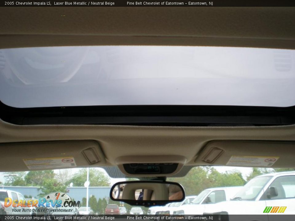 2005 Chevrolet Impala LS Laser Blue Metallic / Neutral Beige Photo #8