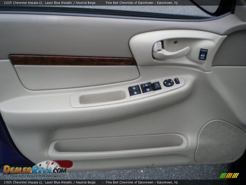 2005 Chevrolet Impala LS Laser Blue Metallic / Neutral Beige Photo #11