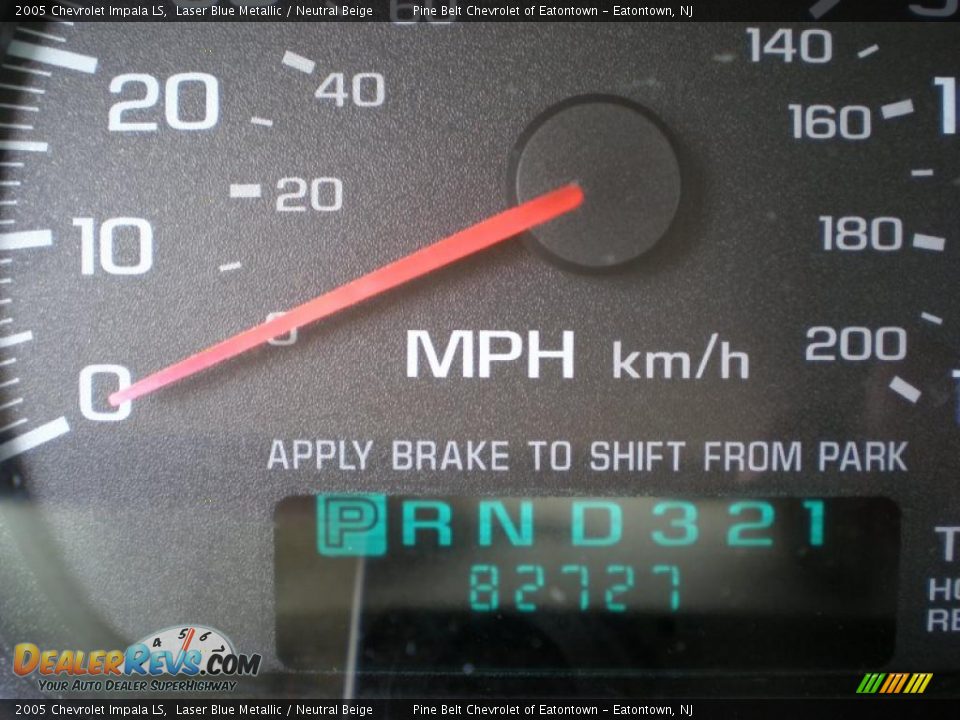 2005 Chevrolet Impala LS Laser Blue Metallic / Neutral Beige Photo #15