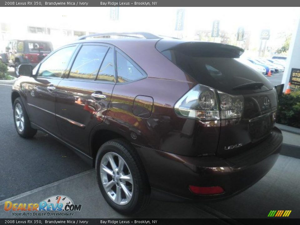2008 Lexus RX 350 Brandywine Mica / Ivory Photo #4