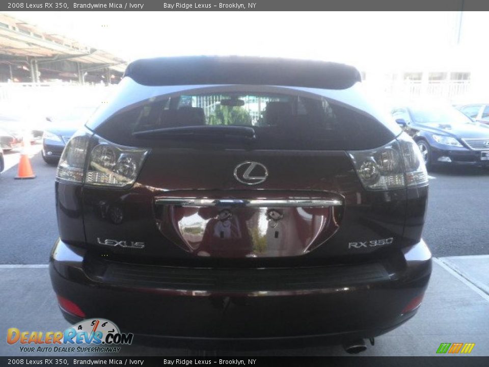 2008 Lexus RX 350 Brandywine Mica / Ivory Photo #5