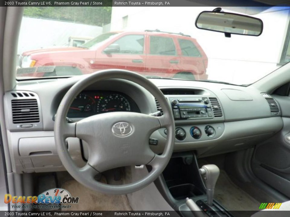 Stone Interior 2003 Toyota Camry Le V6 Photo 12