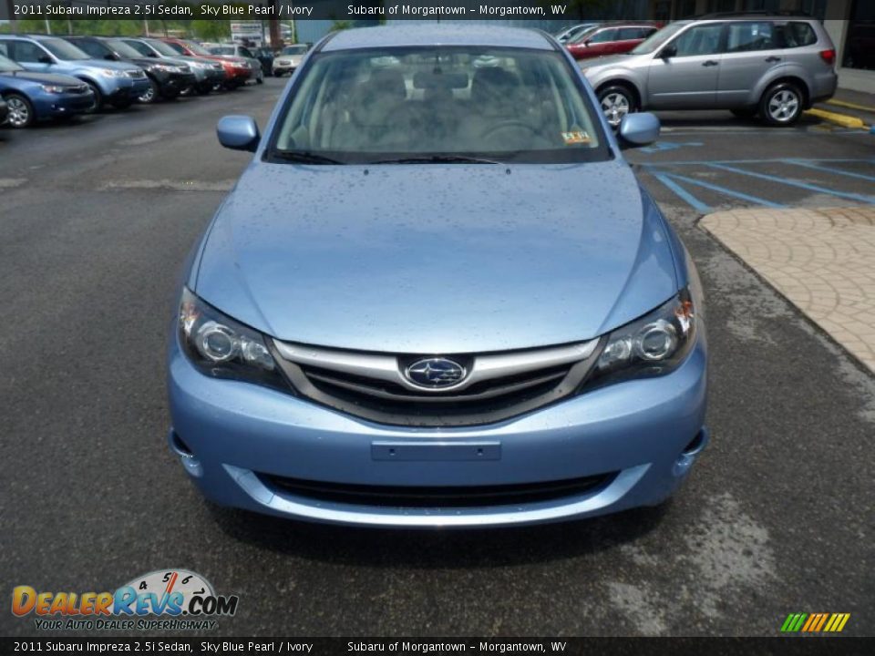 2011 Subaru Impreza 2.5i Sedan Sky Blue Pearl / Ivory Photo #2