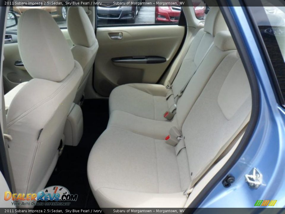 2011 Subaru Impreza 2.5i Sedan Sky Blue Pearl / Ivory Photo #4