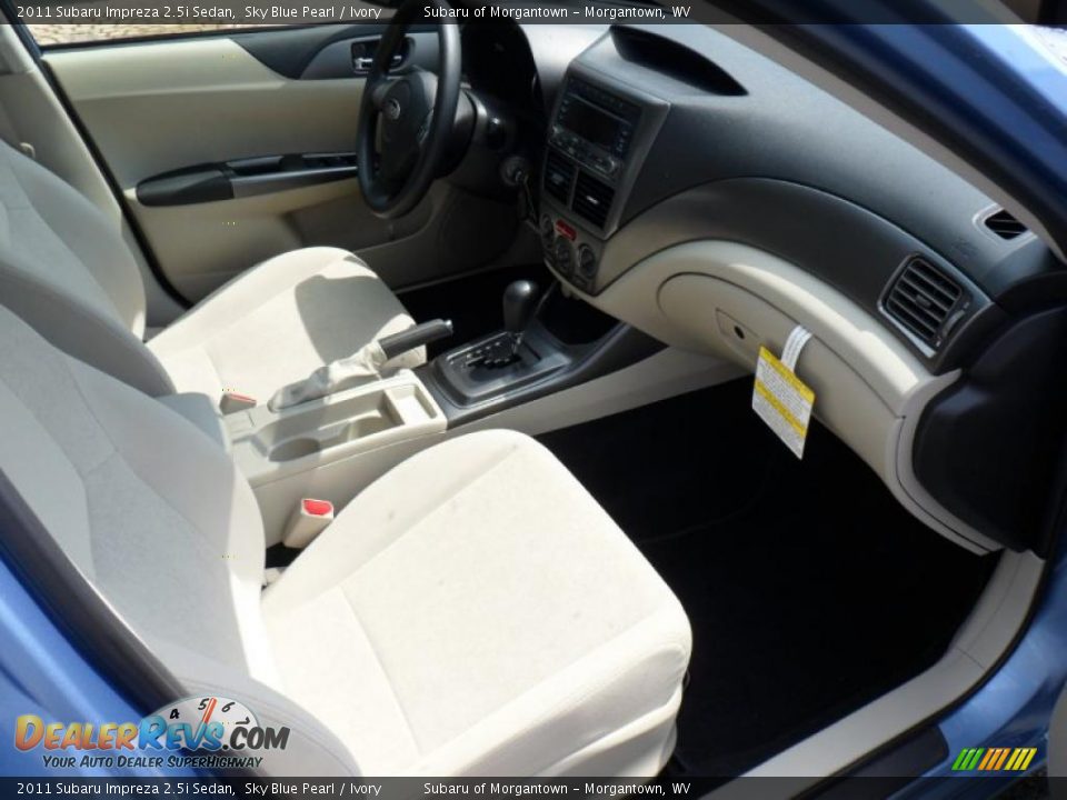 2011 Subaru Impreza 2.5i Sedan Sky Blue Pearl / Ivory Photo #6