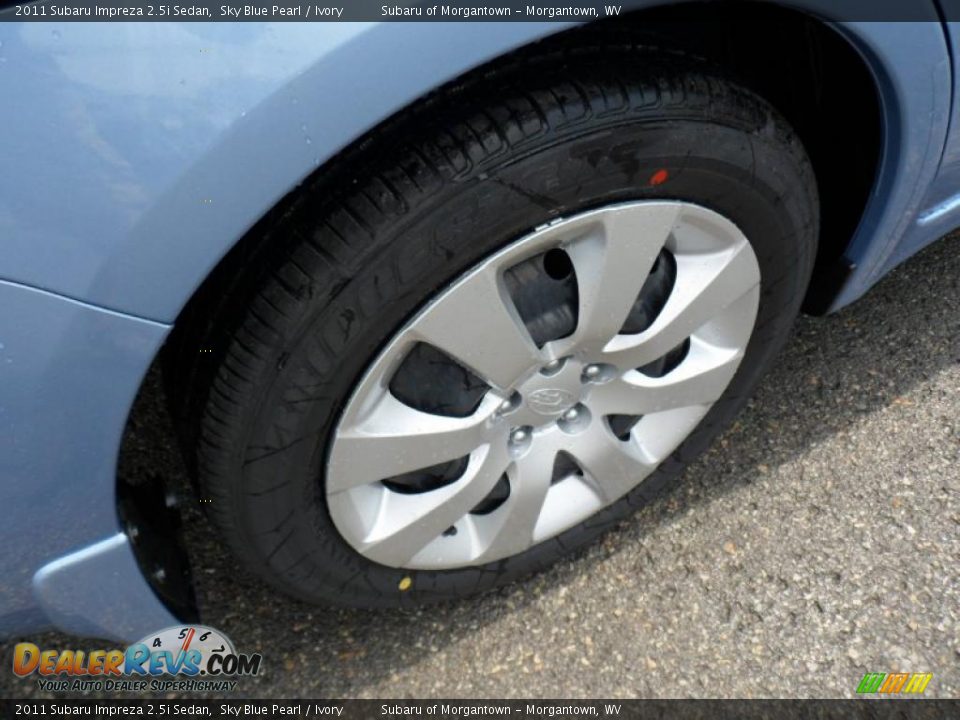 2011 Subaru Impreza 2.5i Sedan Sky Blue Pearl / Ivory Photo #12