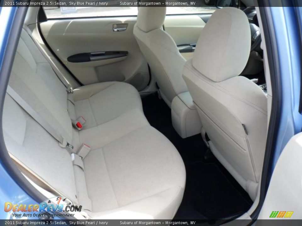 2011 Subaru Impreza 2.5i Sedan Sky Blue Pearl / Ivory Photo #16