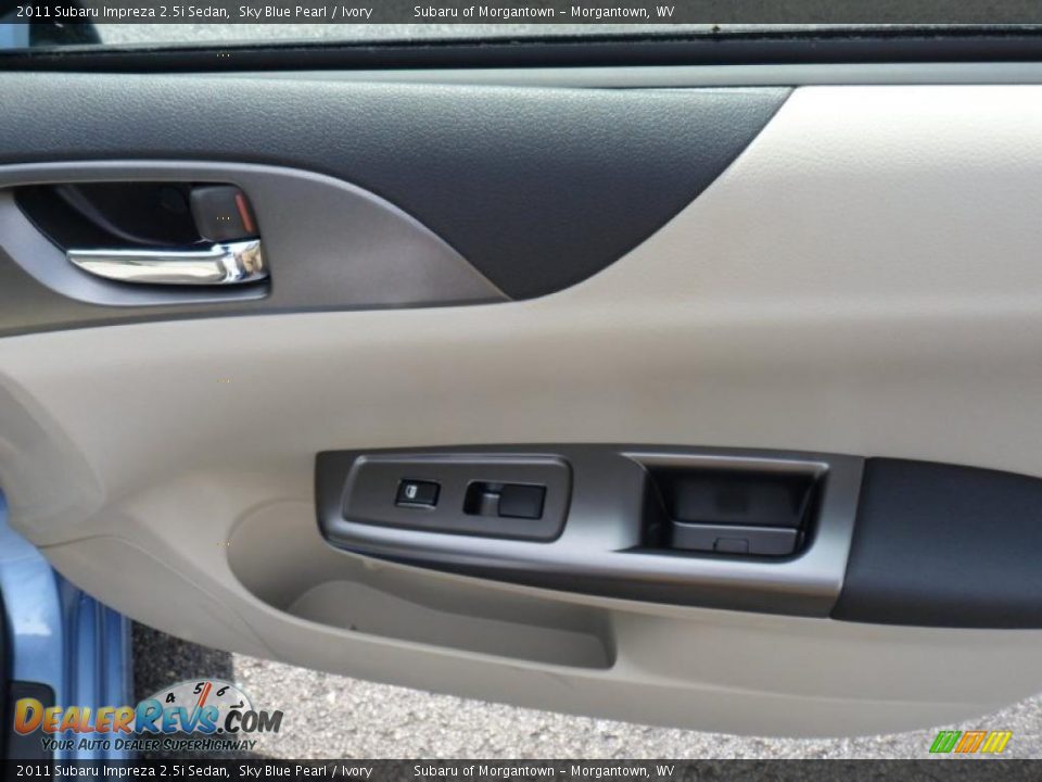 2011 Subaru Impreza 2.5i Sedan Sky Blue Pearl / Ivory Photo #17