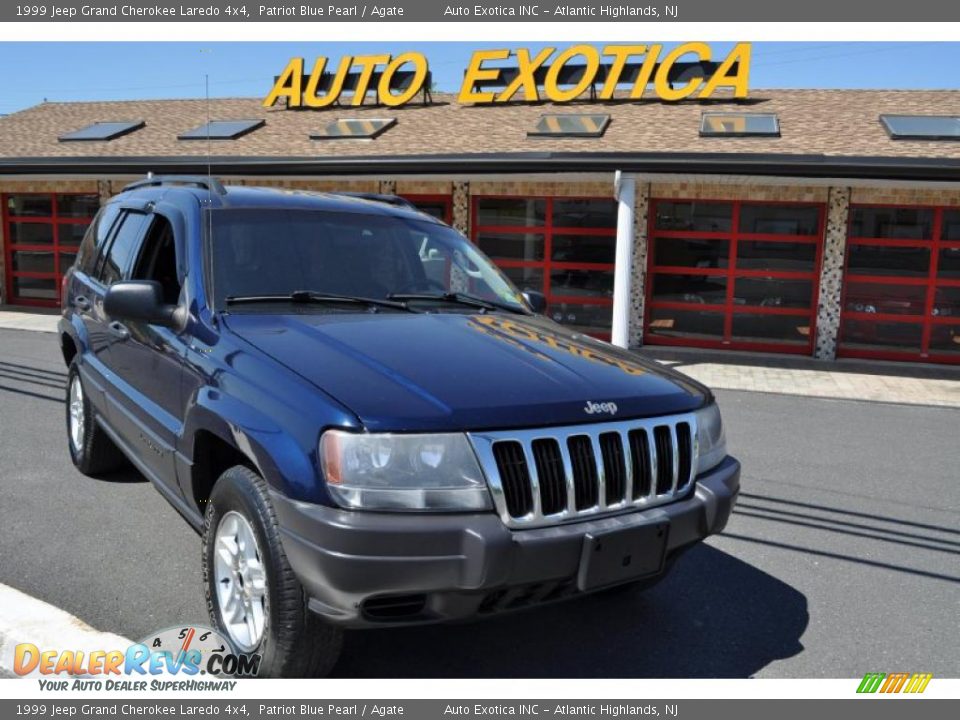 1999 Jeep Grand Cherokee Laredo 4x4 Patriot Blue Pearl / Agate Photo #2