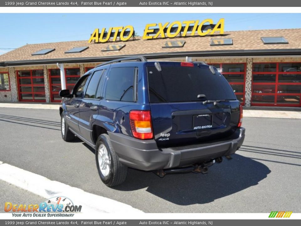 1999 Jeep Grand Cherokee Laredo 4x4 Patriot Blue Pearl / Agate Photo #4