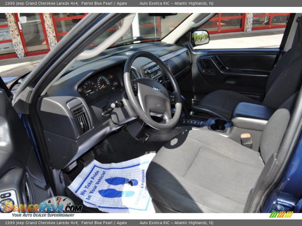 1999 Jeep Grand Cherokee Laredo 4x4 Patriot Blue Pearl / Agate Photo #5