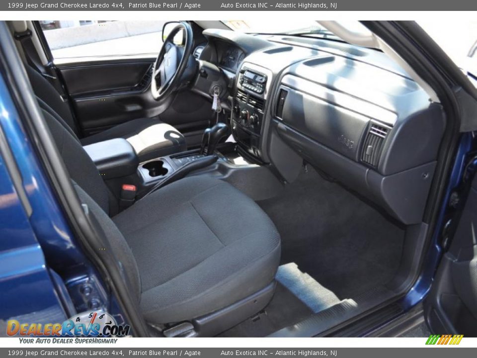 1999 Jeep Grand Cherokee Laredo 4x4 Patriot Blue Pearl / Agate Photo #7