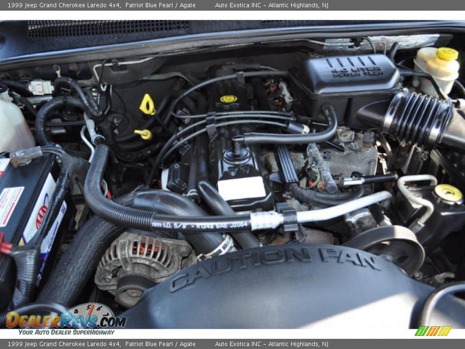 1999 Jeep Grand Cherokee Laredo 4x4 Patriot Blue Pearl / Agate Photo #9