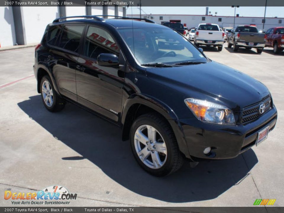 2007 Toyota RAV4 Sport Black / Black Photo #6
