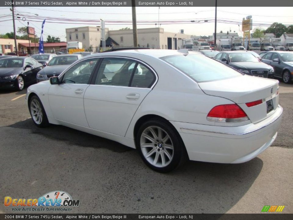 Alpine white bmw 745li #2