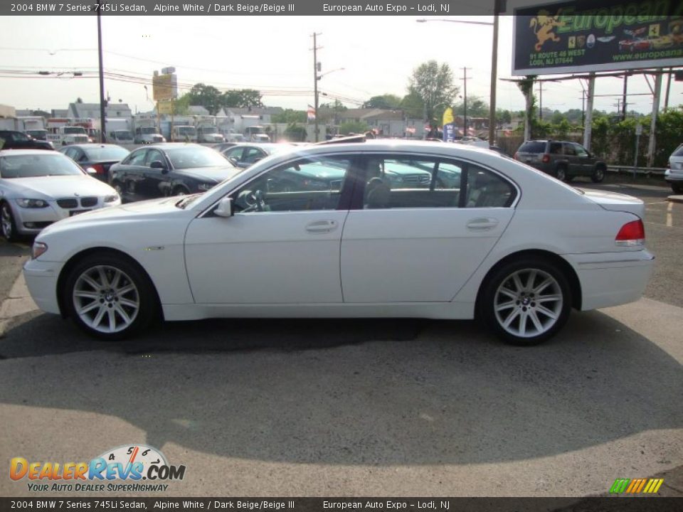 2004 Bmw 745li white #6