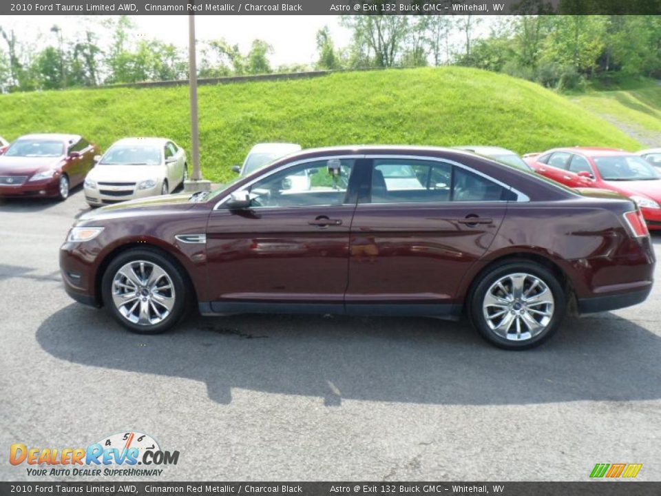 Cinnamon Red Metallic 2010 Ford Taurus Limited AWD Photo #4