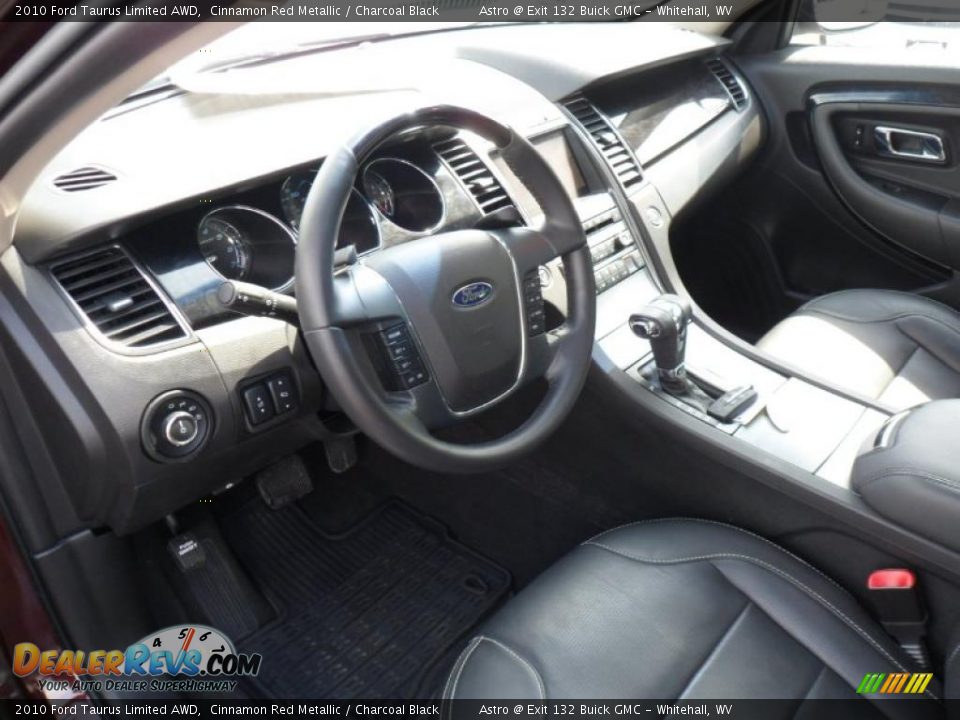 Charcoal Black Interior - 2010 Ford Taurus Limited AWD Photo #10