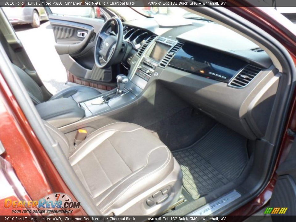 Charcoal Black Interior - 2010 Ford Taurus Limited AWD Photo #17