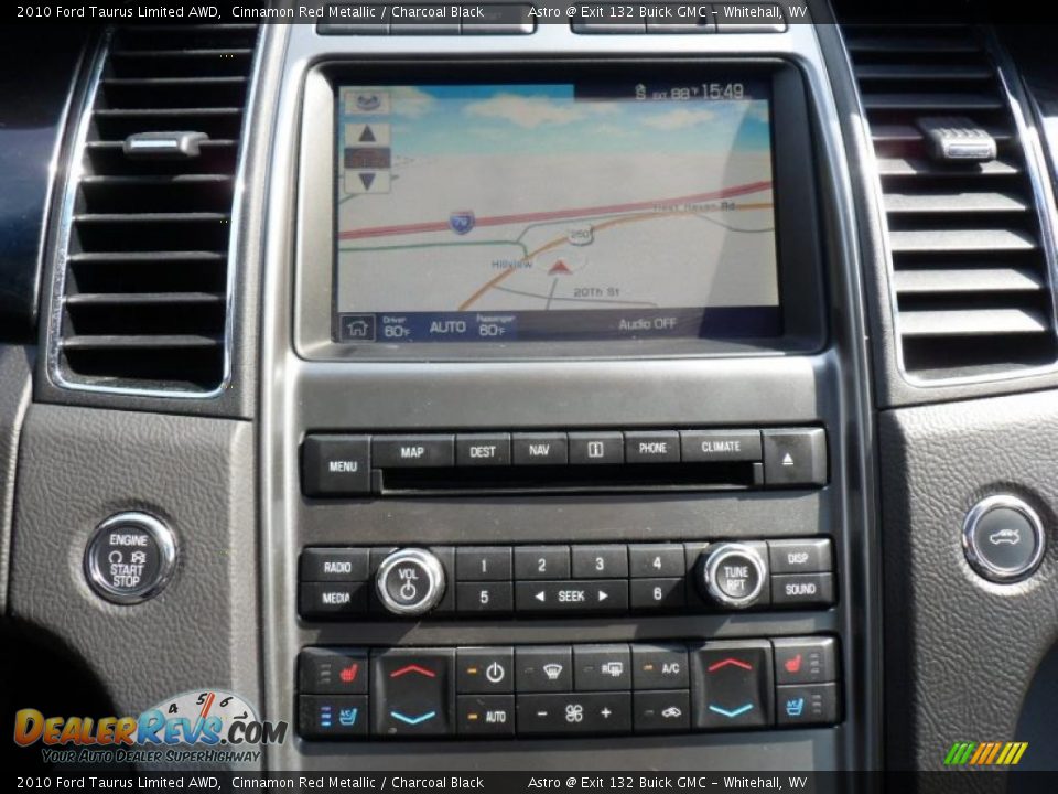 Navigation of 2010 Ford Taurus Limited AWD Photo #19