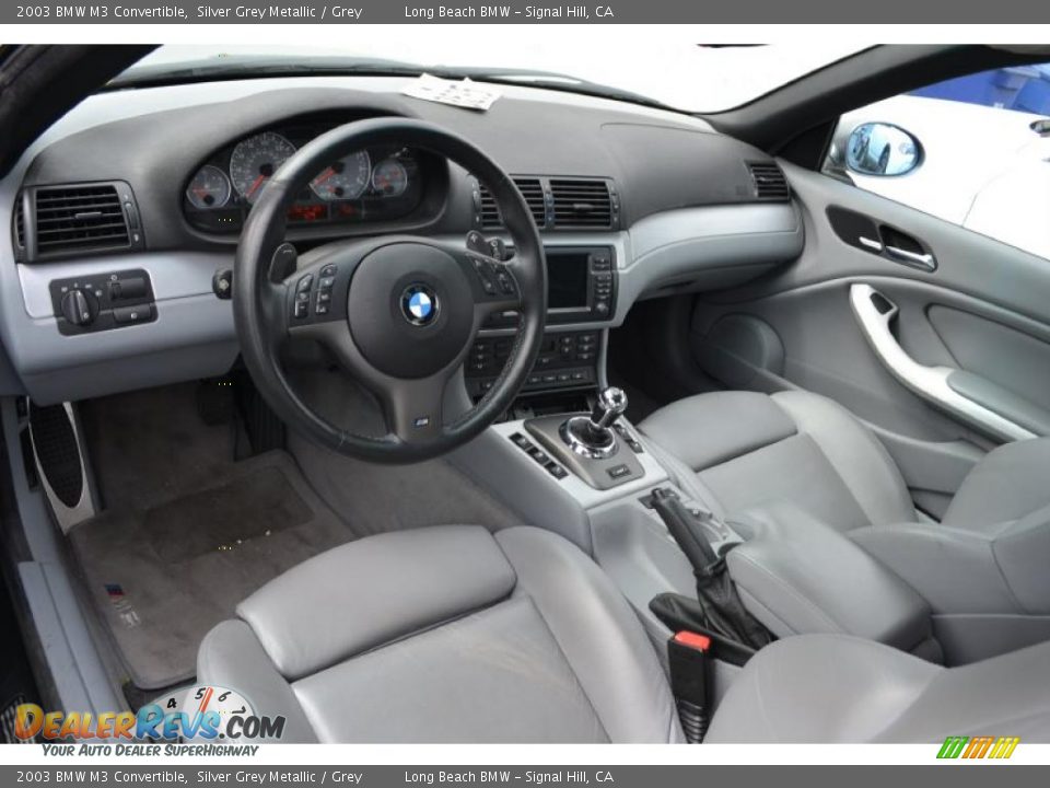 Grey Interior - 2003 BMW M3 Convertible Photo #4