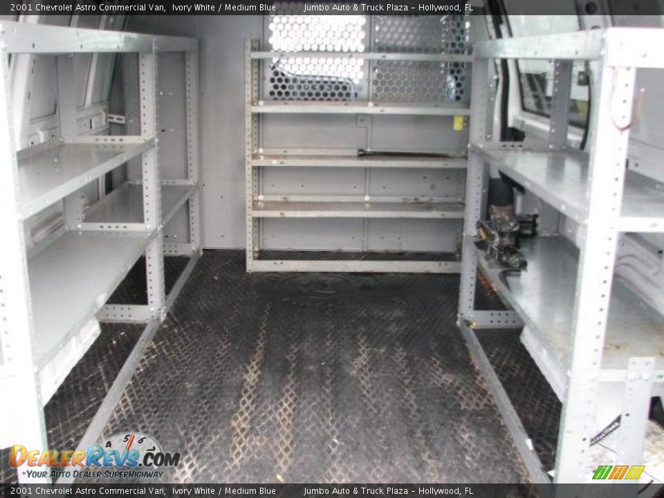 2001 Chevrolet Astro Commercial Van Ivory White / Medium Blue Photo #8
