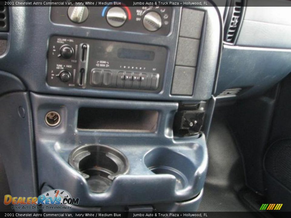 2001 Chevrolet Astro Commercial Van Ivory White / Medium Blue Photo #15