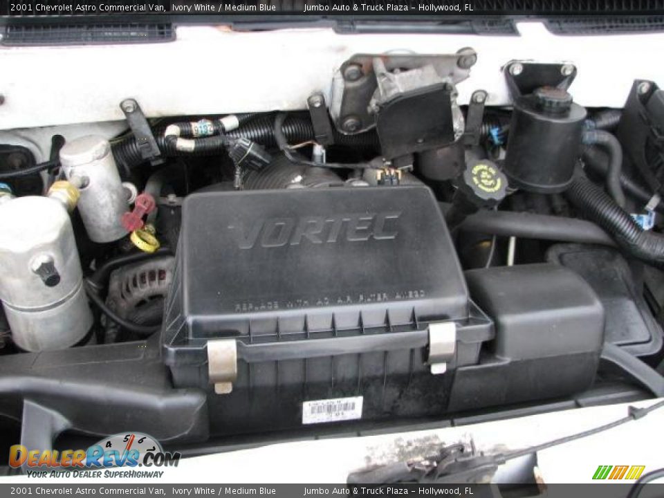 2001 Chevrolet Astro Commercial Van Ivory White / Medium Blue Photo #19