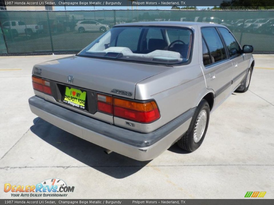 1987 Honda accord lxi sedan 4d pictures #6