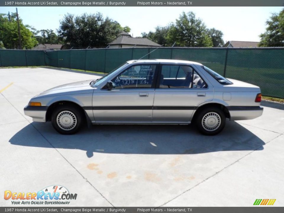 1987 Honda accord lxi sedan 4d pictures #5