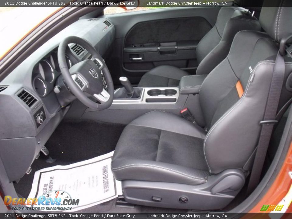 Dark Slate Gray Interior - 2011 Dodge Challenger SRT8 392 Photo #7