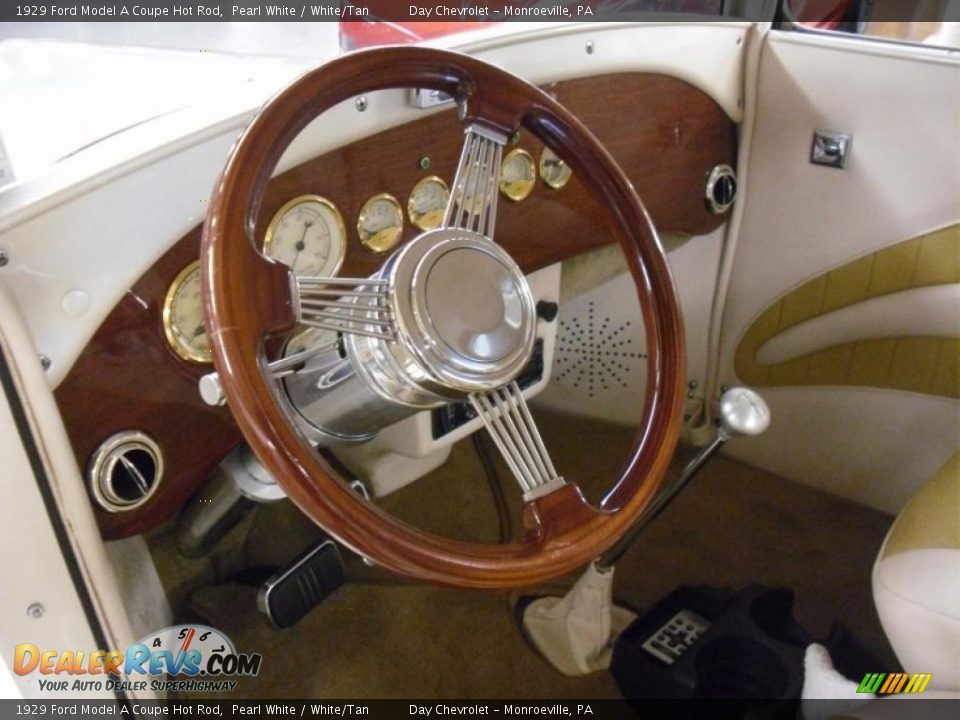 1929 Ford Model A Coupe Hot Rod Steering Wheel Photo #11