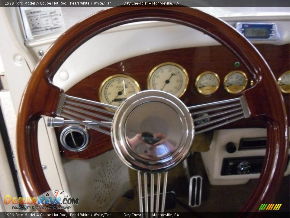 1929 Ford Model A Coupe Hot Rod Steering Wheel Photo #15