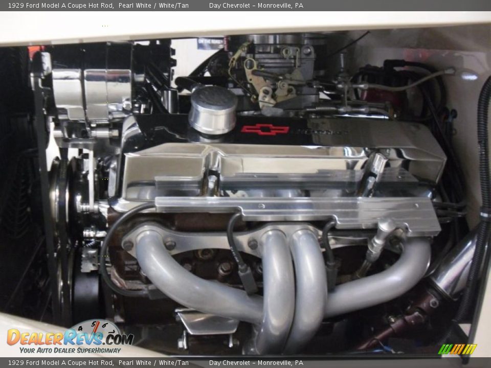 1929 Ford Model A Coupe Hot Rod Chevy V8 Engine Photo #16