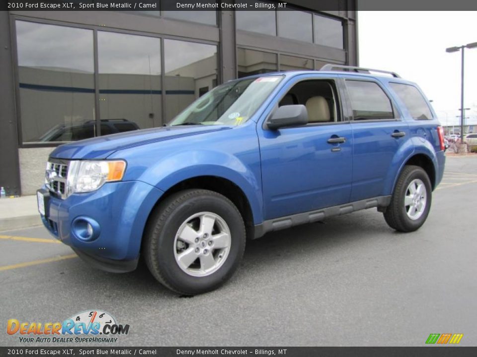 2010 Ford Escape XLT Sport Blue Metallic / Camel Photo #1
