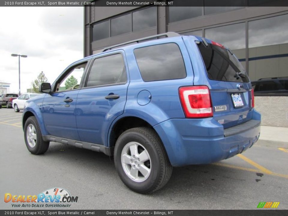 2010 Ford Escape XLT Sport Blue Metallic / Camel Photo #3