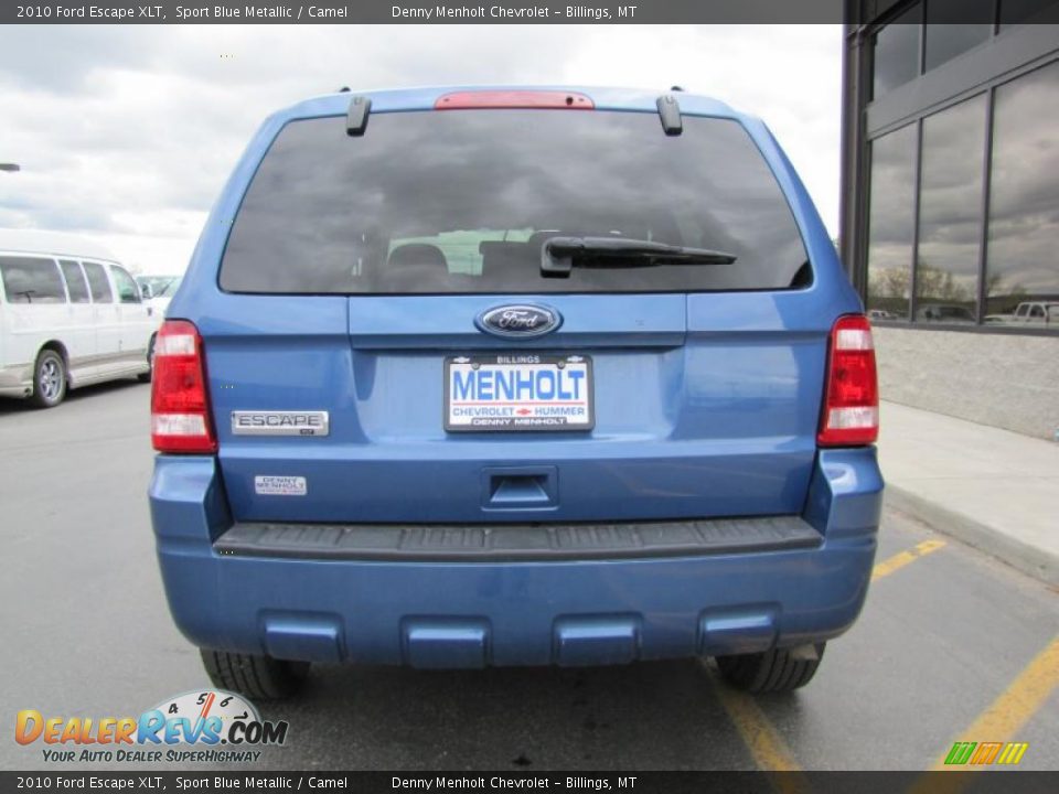 2010 Ford Escape XLT Sport Blue Metallic / Camel Photo #4