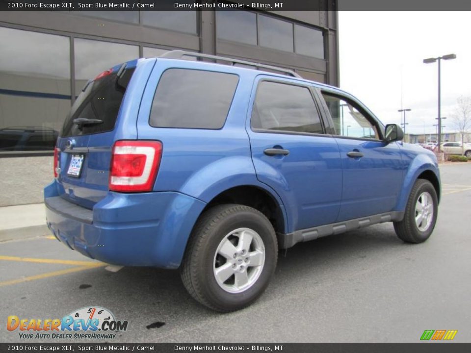 2010 Ford Escape XLT Sport Blue Metallic / Camel Photo #5