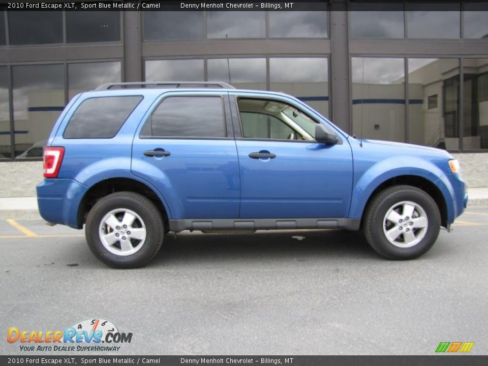 2010 Ford Escape XLT Sport Blue Metallic / Camel Photo #6