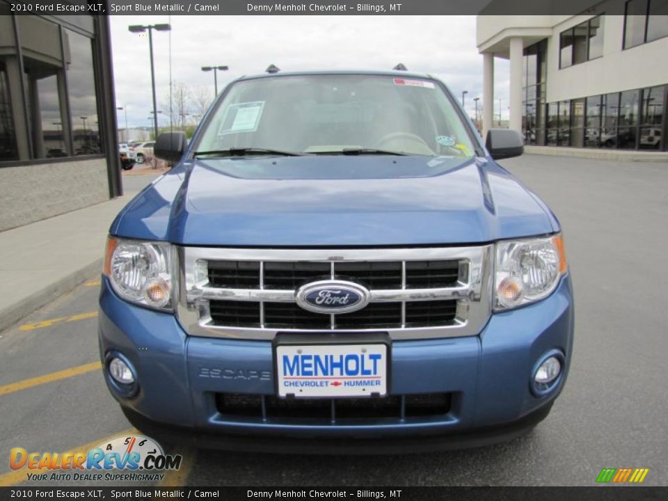 2010 Ford Escape XLT Sport Blue Metallic / Camel Photo #8